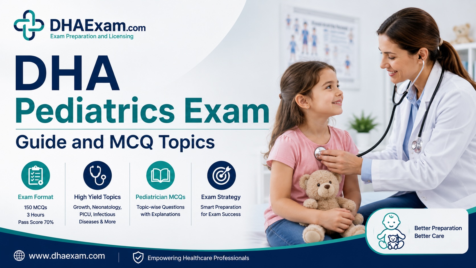 DHA Pediatrics Exam Guide and MCQ Topics