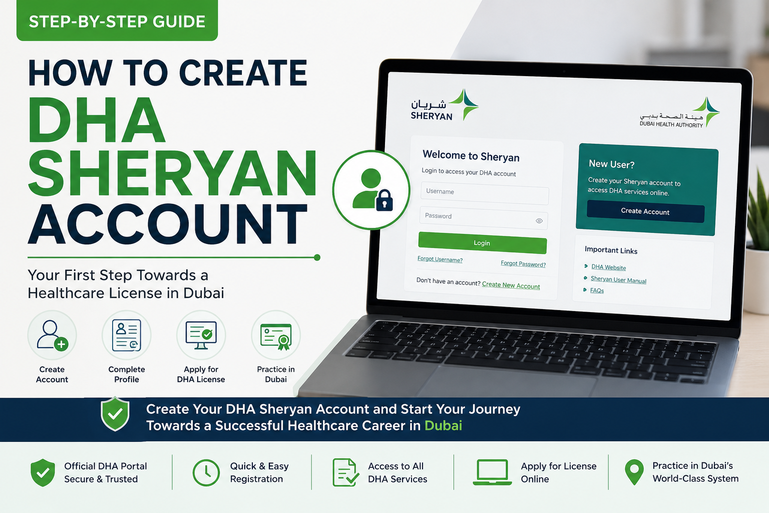 how-to-create-dha-sheryan-account